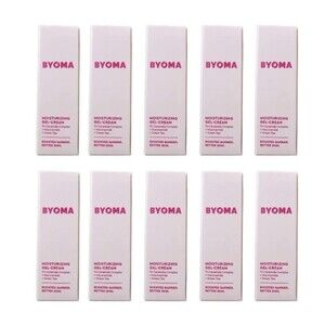 10x BYOMA Moisturizing Gel Cream Niacinamide Green Tea Mini Travel Size .16oz